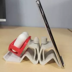 Mobile Phone Stand & Airpods Heart Box