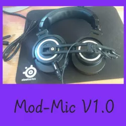 ModMic, gaming, microphone, headset, Sony ECM-CS3, pilot