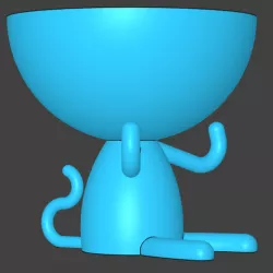 monkey vase for plants