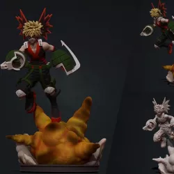 My Hero academia - mha - bakugo figurine 3d print