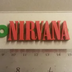 Nirvana Logo Keychain