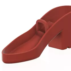 NSFW Purple women shoe fashion table holder decoration for pens paper clips 3d-print and cnc