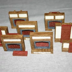 Openlock / Openforge 2.0 Tudor Fireplace and Chimney Set