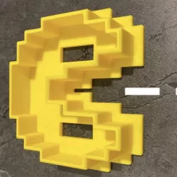 Pac-man Cookie Cutter 8 bits