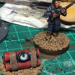Partisan Booby Trap/Bomb marker for Bolt Action