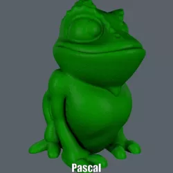 Pascal the Chameleon (Easy print no support)