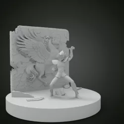 Pegasus diorama   Pinterest Seiya Knights of the Zodiac Life Size Figure Statue