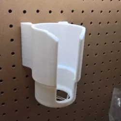 pegboard drill holder