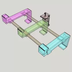 Phone Holder/Mount for IKEA STUVA / FRITIDS Bed