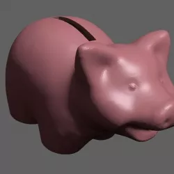 Piggy Bank (Edited 3D Scan)