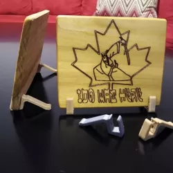 plaque stand
