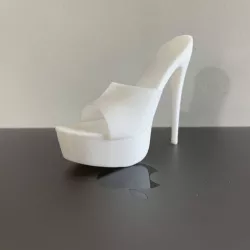 Platform High Heel Mule