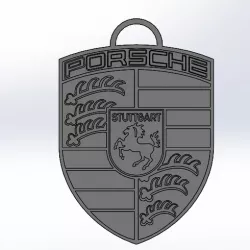 Porsche keychain