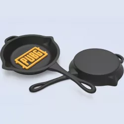 PUBG Frying Pan Keychain