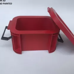 RC Mini Plastic Scale Storage Box Tool for 1:10 RC Rock Crawler Accessories TRX4 Axial SCX10 90046 Decoration