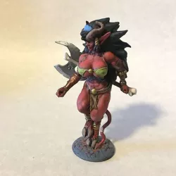 "Red" ,Tiefling Warrior