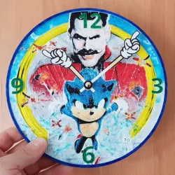 Reloj Sonic 3D