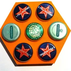 reuse aluminium bottle caps