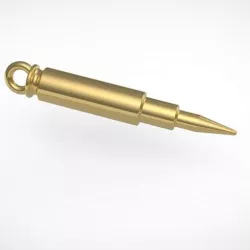 Rifle Bullet Pendant  