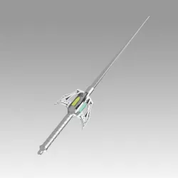 RWBY Weiss Schnee Rapier Myrtenaster Cosplay Weapon Prop
