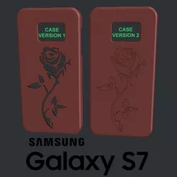 Samsung Galaxy S7 Rose Case