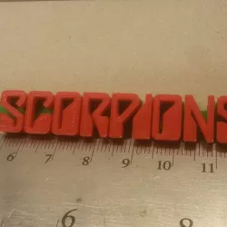 Scorpions Logo Keychain