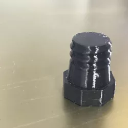 Screw-in lightbulb socket filler blank for E12/candelabra base