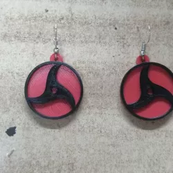Sharingan earrings [Itachi]