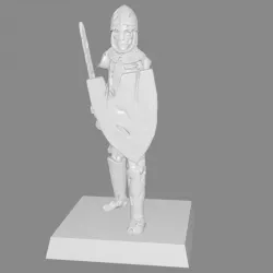 Skeleton Warrior Miniature