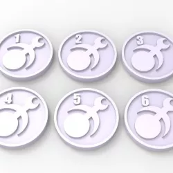Slaanesh Objective Markers