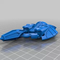 Space Elf Tank Fire Gem Turret Only