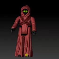 Star-Wars JAWA Kenner Style Action figure STL OBJ 3D
