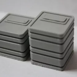 Star Wars Legion scale Lothal Merchant Crates