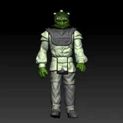 Star-Wars NITKO Kenner Style Action figure STL OBJ 3D