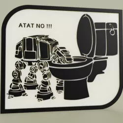 StarWars - ATAT drinks in the toilet bowl - NO