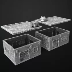 Suburb cyberpunk set - Building