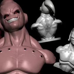 Super Buu Bust 1-1 Scale