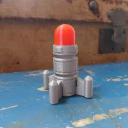 Super Metroid missile (separate parts)