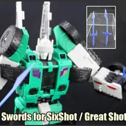 Swords for Transformers Six Shot or Great Shot