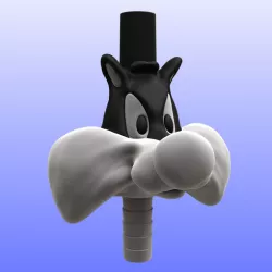 Sylvester the Cat - Looney Tunes - Hookah Mouthpiece