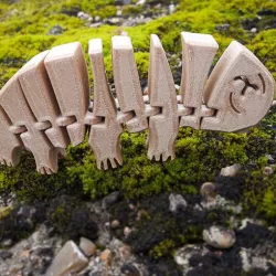 TardiFlex - The flexible tardigrade with stronger hinges (& keychain!)