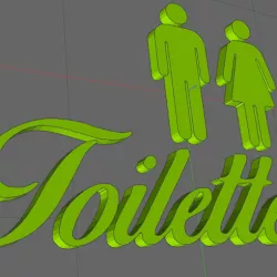 toilet toilet door