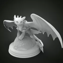 Toothless Diorama