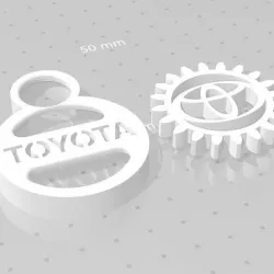 TOYOTA GEAR KEY CHAIN