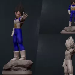 vegeta - dragon ball 3d print figurine