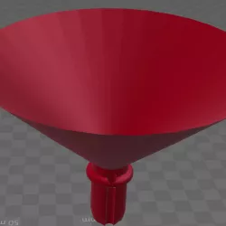 Vented funnel