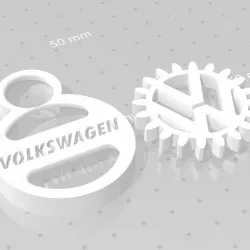 VOLKSWAGEN GEAR KEY CHAIN
