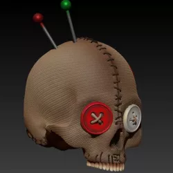 VOODOO DOLL SKULL