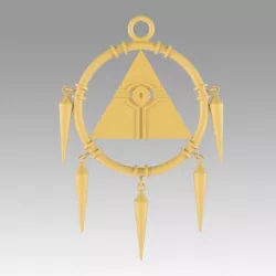 Yu Gi Oh Yugioh Duel Monsters Ryo Bakura Necklace Cosplay Prop