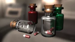 12 ml Clear Glass Bottle
